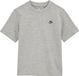 WE Fashion Jongens T-shirt grijs melange katoen regular fit maat 110/116