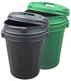 JUNAI Voerton 40 liter Groen - Voeremmer voor vee met draaisluiting