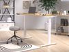JETLAG Bureau à hauteur réglable électriquement 140 cm chêne navarra