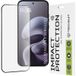 Techsuit Film de protection d'écran pour Motorola Moto G77 / G67, Verre Trempé, Full Glue, 111D, Noir