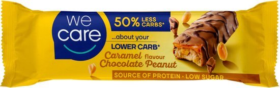 wecare Lower Carb Caramel Chocolate Peanut Reep