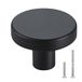 VEVOR Meubelknoppen, 10 Stuks, 32 mm, Zwarte Kastknoppen van Zinklegering, Massieve Keukenknoppen, Ladeknoppen met Schroeven voor Badkamer, Kasten, Laden, Keuken