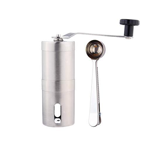 GWCLEO Handkoffiemolen met keramische maalwerk, handmatige koffiemolen