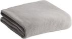 Merkloos Fleece deken/plaid Cosy - 2x - grijs - 120 x 150 cm