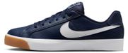 Nike Court Royale AC klassischer Low-Top Sneaker, Größe 43, Marineblau-Weiß