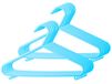 Bieco Kinderkledinghangers 16 stuks Lichtblauw | Lengte ca. 30cm | Babykledinghangers | Kunststof Kledinghangers Baby | Baby Organizer voor Kledingkast | Clothes Hangers