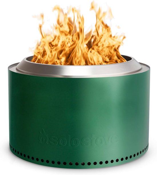 Solo Stove Yukon 2.0 met vloerstandaard - Cascade (Groen)