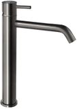 Novaservis Ferro Ciriculus - Robinet de lavabo avec bonde Click-Clack, gun metal BCK2LGM