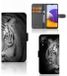 B2Ctelecom Samsung Galaxy A22 4G | M22 Telefoonhoesje met Pasjes Tijger