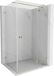 Mexen Lunar T douchecabine scharnierend rechts 110 x 90 , transparant, goud