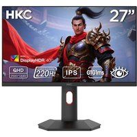HKC G27H2P - QHD IPS Gaming Monitor - 27 Inch - 220 Hz - 1ms - Height Adjustable