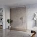 FortiFura Galeria Vrijstaande Inloopdouche - 160x200cm - Rookglas - Antikalk - 8mm Veiligheidsglas