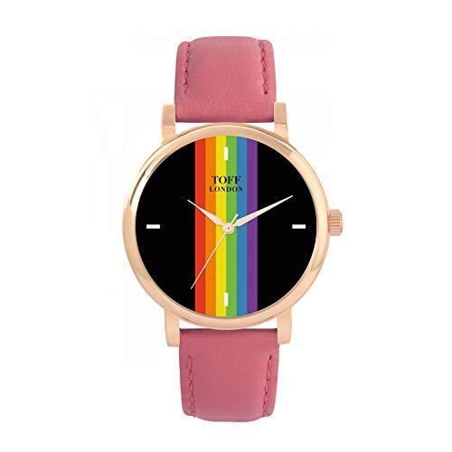 Toff London Pride Linear black batons horloge