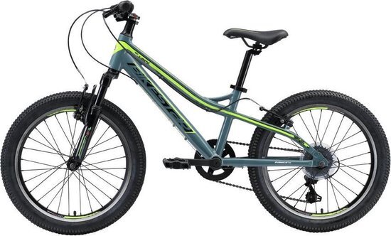 bikestar kinderfiets aluminium hardtail Mountain fiets 20 groen