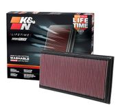 K&N Vervangingsluchtfilter compatibel met Audi Q7 2006-2013 / Range Rover 2006-2010 / Porsche Cayenne 2004-2015 / VW Touareg 2003- (33-2857)