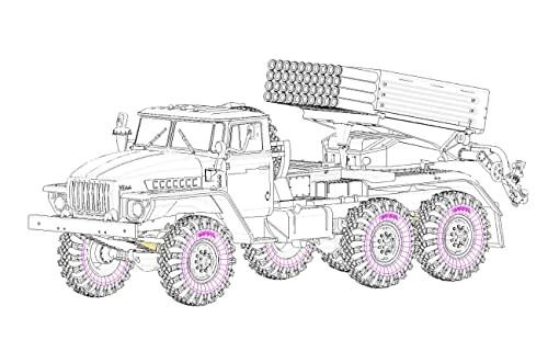 Hobbyboss 82932 1/72 BM-21 graden, late versie modelbouwset