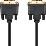 Goobay DVI-I Kabel - 2m - Zwart