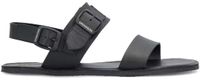 Groundies Sandalen Kos Heren Maat 44 Zwart Leer Platte Sandalen