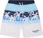 Ocean Pacific Short de bain Wavelet 210039 Homme Blanc/Multicolore Polyester 3XL