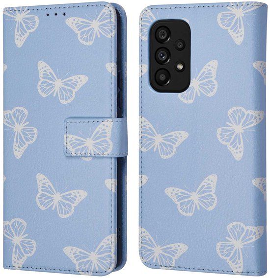 imoshion Design Bookcase - Geschikt voor Samsung Galaxy A53 - Kunstleer - Butterfly