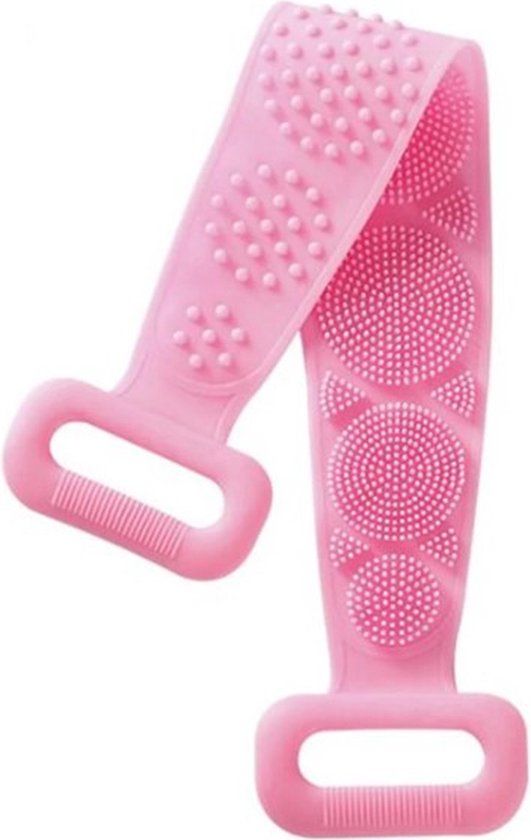 Go Go Gadget - Rug scrubber - Douche - Lichaam scrubber - Siliconen - Roze