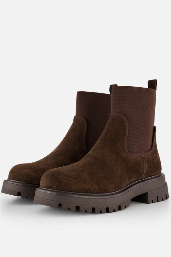 Cellini Chelsea boots bruin Suede - Maat 42