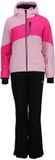 Peak Mountain Dames skijack en broek set Anice roze/fuchsia/zwart L