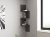 Merkloos Asir Wandplank Antraciet