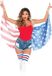 Leg Avenue Vleugels Stars & Stripes Multicolours