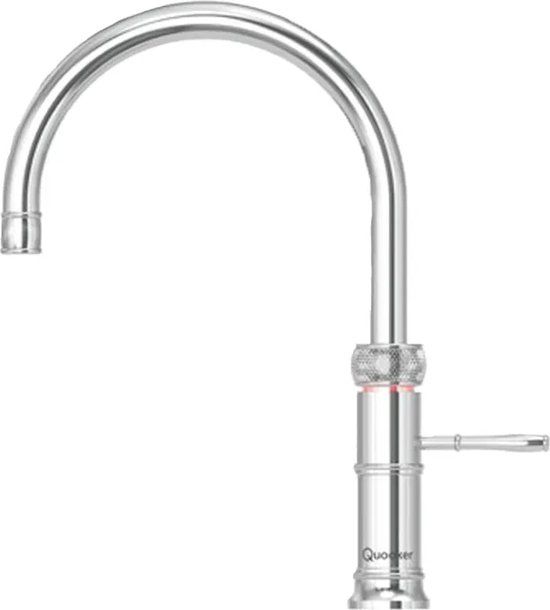 Quooker Classic Fusion Round Kokend Water Kraan - Chroom - Zonder Boiler
