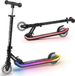 Cariboo LEDStar - Step - Scooter - Tweewielige step met lichtgevend LED-platform - Verstelbaar Stuur - Blauwgroen