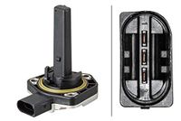 HELLA 6PX 358 141-131 Sensor, park distance control - Recht - 3-polig - Gestekt - Lakken mogelijk