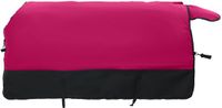 vidaXL Paardendeken Roze en Zwart 105 cm Polyester