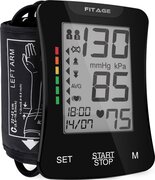 FITAGE bloeddrukmeter bovenarm - bloeddrukmeters - hartslagmeter - blood pressure monitor - opbergtas - omtrek manchet 22-42 cm