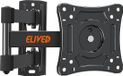 ELIVED Support mural pour moniteur pivotant et inclinable noir