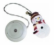 Konstsmide Acrylic Snowman LED Warm White Battery Operated 90mm