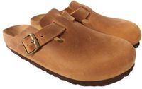 Birkenstock Boston Slippers - Cognac - Narrow Fit - Maat 38 - Unisex