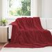 VidaXL Kleden 6 st bordeaux rood 270 x 240 cm 10.04 kg fleece