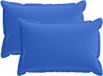 vidaXL - Taie d'oreiller - 2 pièces - Bleu royal - 50 x 75 cm - Polyester