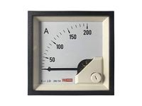 Analoge V-paneel Analoge ampèremeter 72 mm x 72 mm 200 A