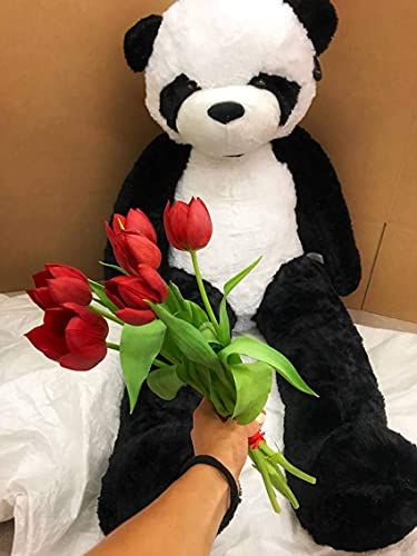 Bananair Giant Panda knuffel 130cm, ultrazachte knuffel, perfect voor verjaardag, kerst, speelgoed…