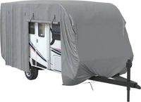 vidaXL Caravanhoes 670x250x220 cm vliesvlies grijs