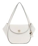 GUESS Coleen Flap Shoulder Bag Cream White