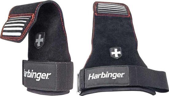 Harbinger Lifting Grip - M/L - Zwart - Leer