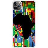 iPhone 11 Pro Max Drapeau Afrique Bedrukt siliconen hoesje