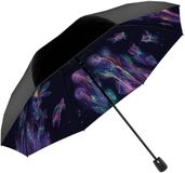 doppler paraplu Modern.Art Magic Printed Pattern Undersea zwart