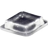 TOOLCRAFT PD2100C Pied d'appareil auto-adhésif, Carré Transparent (l x l x h) 10 x 10 x 2.5 mm 1 pièce(s)