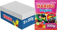 Haribo Dragibus Soft - snoep in fruitsmaken - 12 x 200g