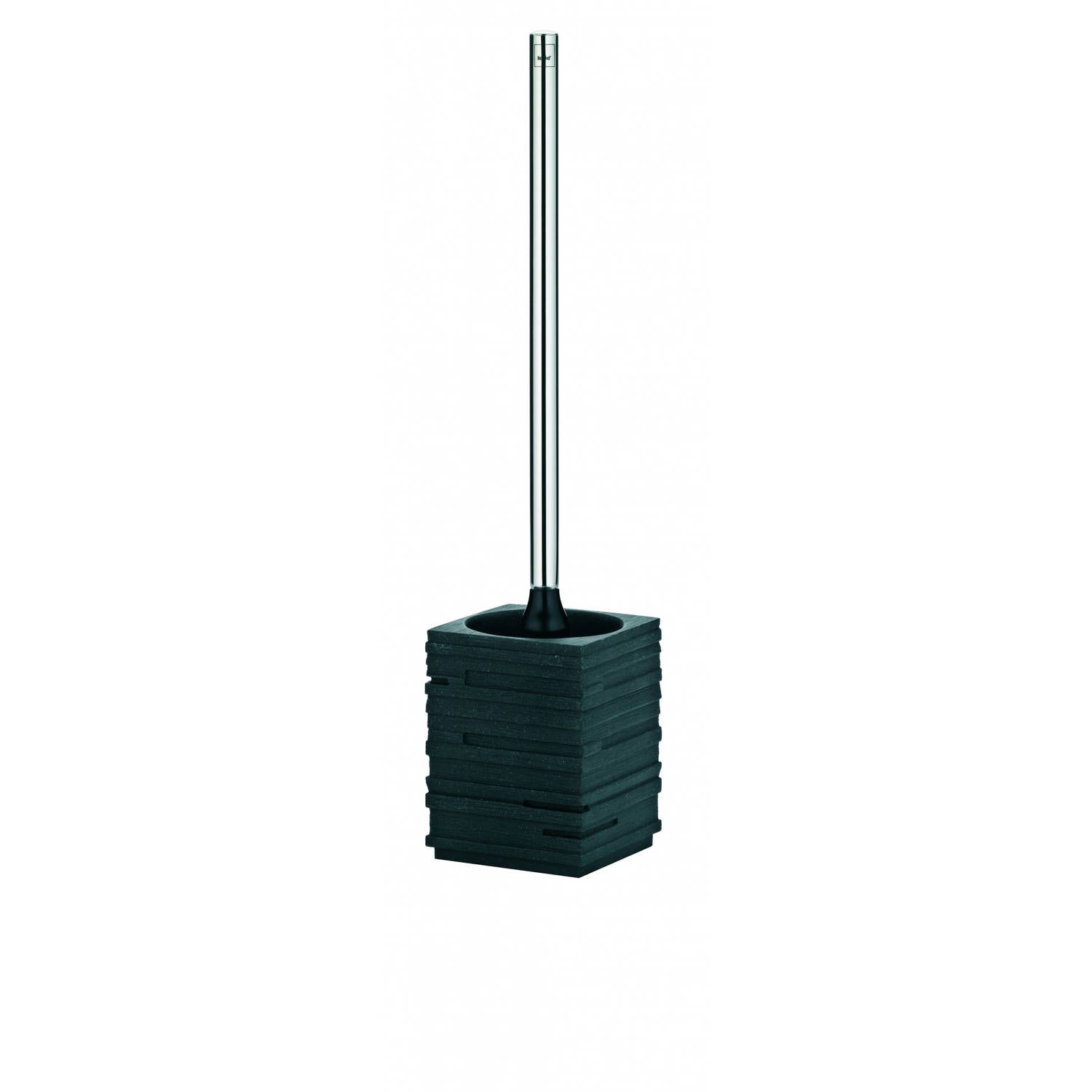 Kela Posidon Toiletborstel - 44,5 cm - Zwart/Chroom