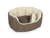 Nobby comfortbed ovaal alba bruin - 45 x 40 x 19 cm